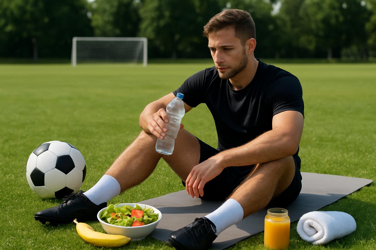 Jak poprawić kondycję do gry w piłkę nożną?. Dieta, nawadnianie i regeneracja